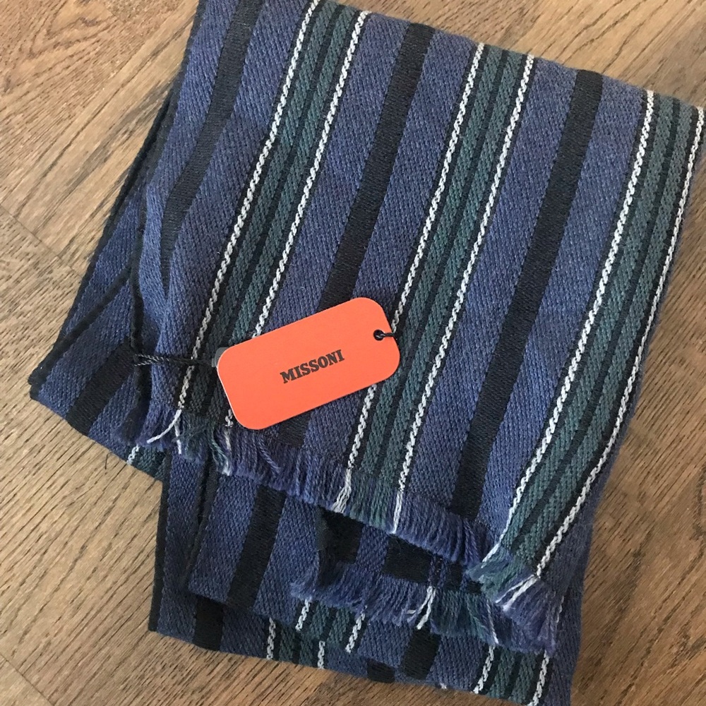 NWT Missoni Men’s Wool Scarf